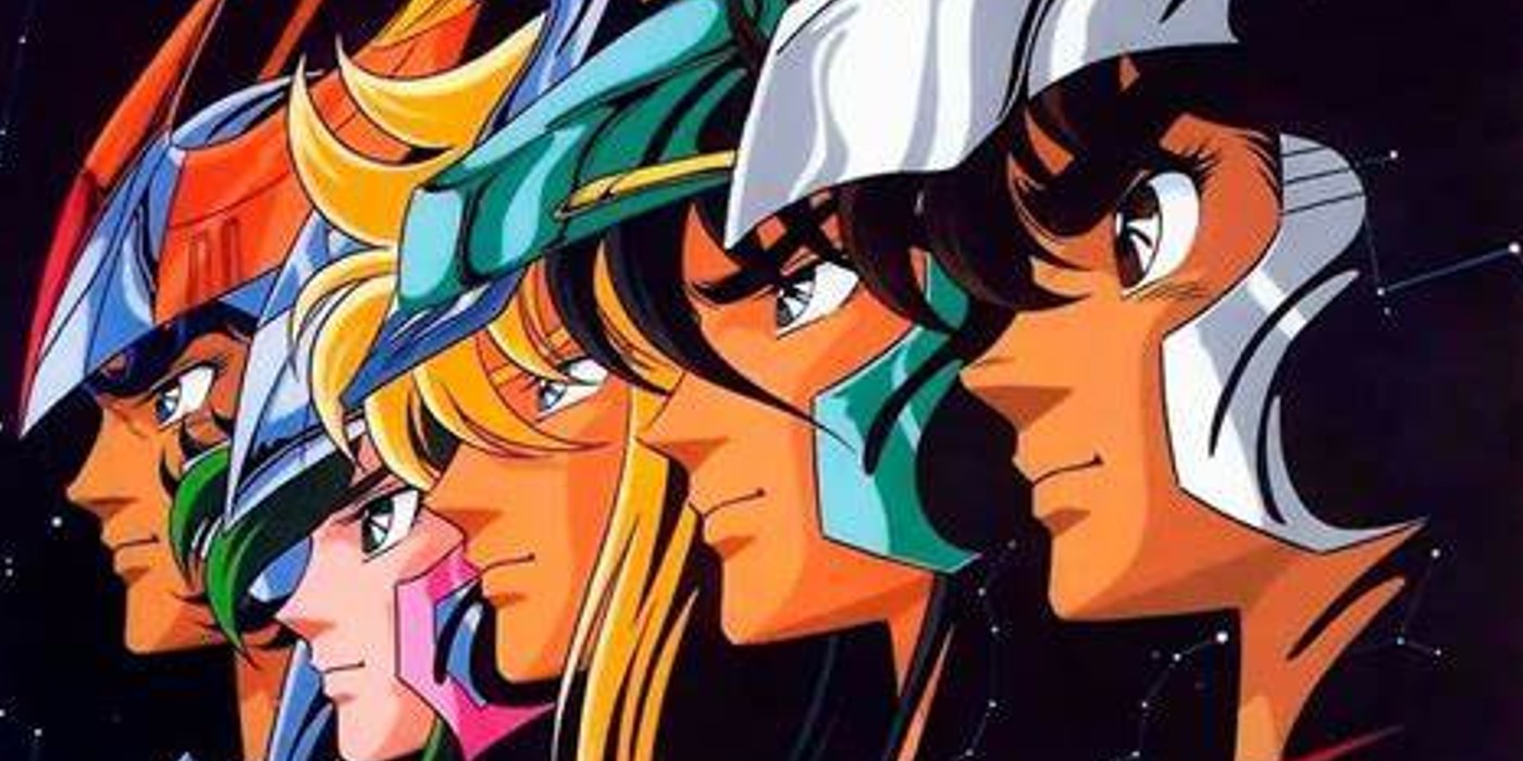 Characters from the 1986 classic anime Saint Seiya