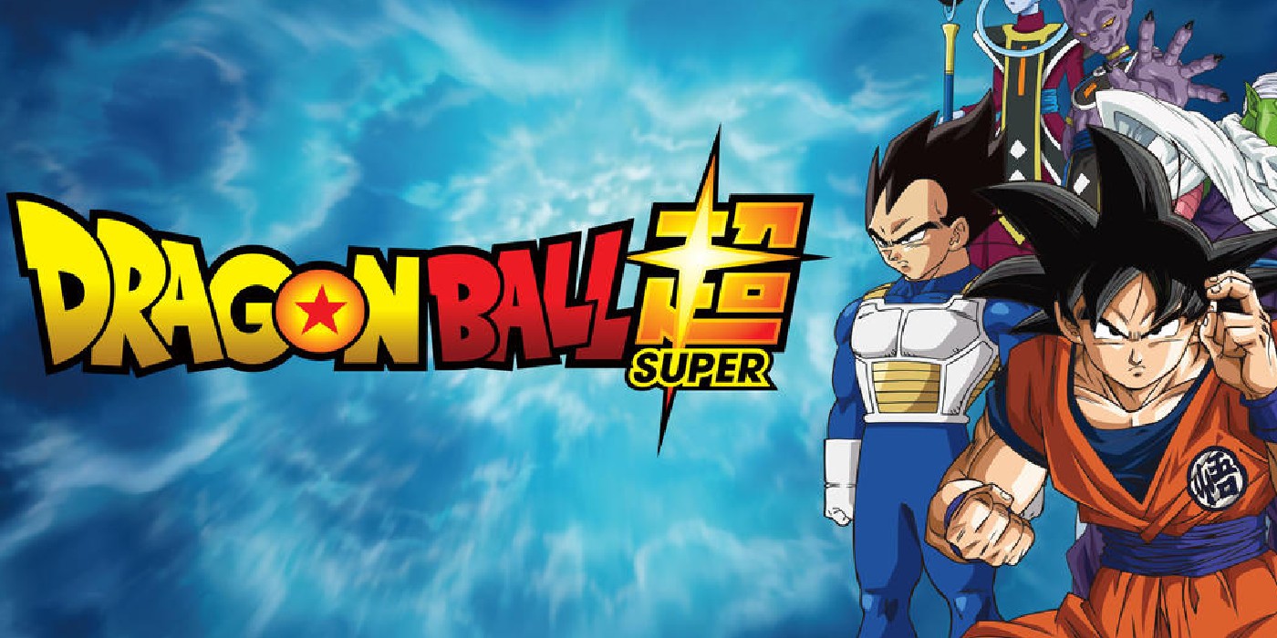 Dragon Ball Super logo with characters