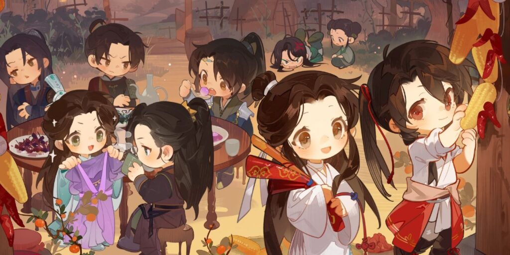 Heaven Official S Blessing Rings In The New Year With Adorable Art   Tgcf New Year 2024 1024x512 