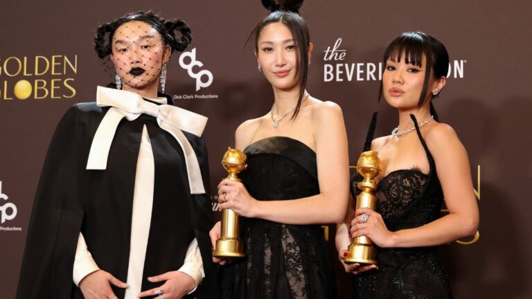 kpop demon hunters golden globes