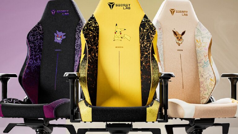 Secretlab Launches Pokémon Collection Featuring Pikachu, Gengar, and Eevee Chairs